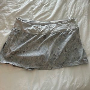 Lululemon Pace Rival Skirt Jasmine White Multi/White